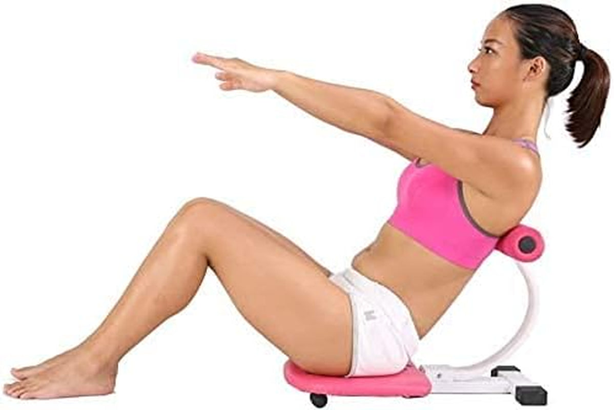 Dustless Back Roller - Abdominal Workout with Body/Back Massager Crunch Trainer Ab Machine