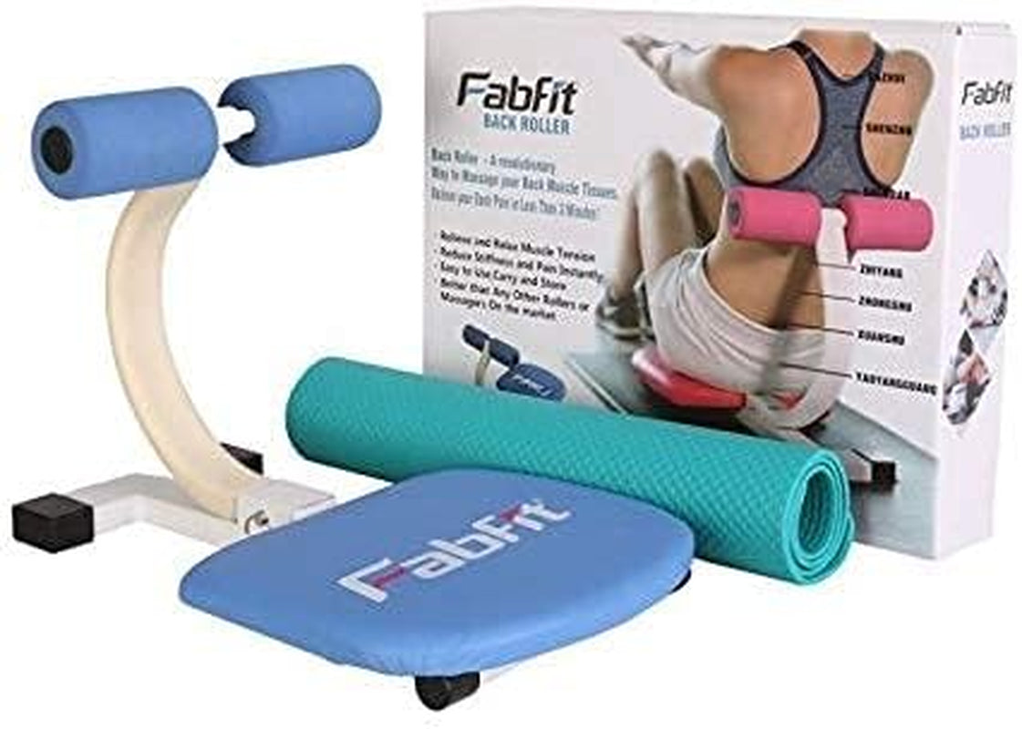 Dustless Back Roller - Abdominal Workout with Body/Back Massager Crunch Trainer Ab Machine