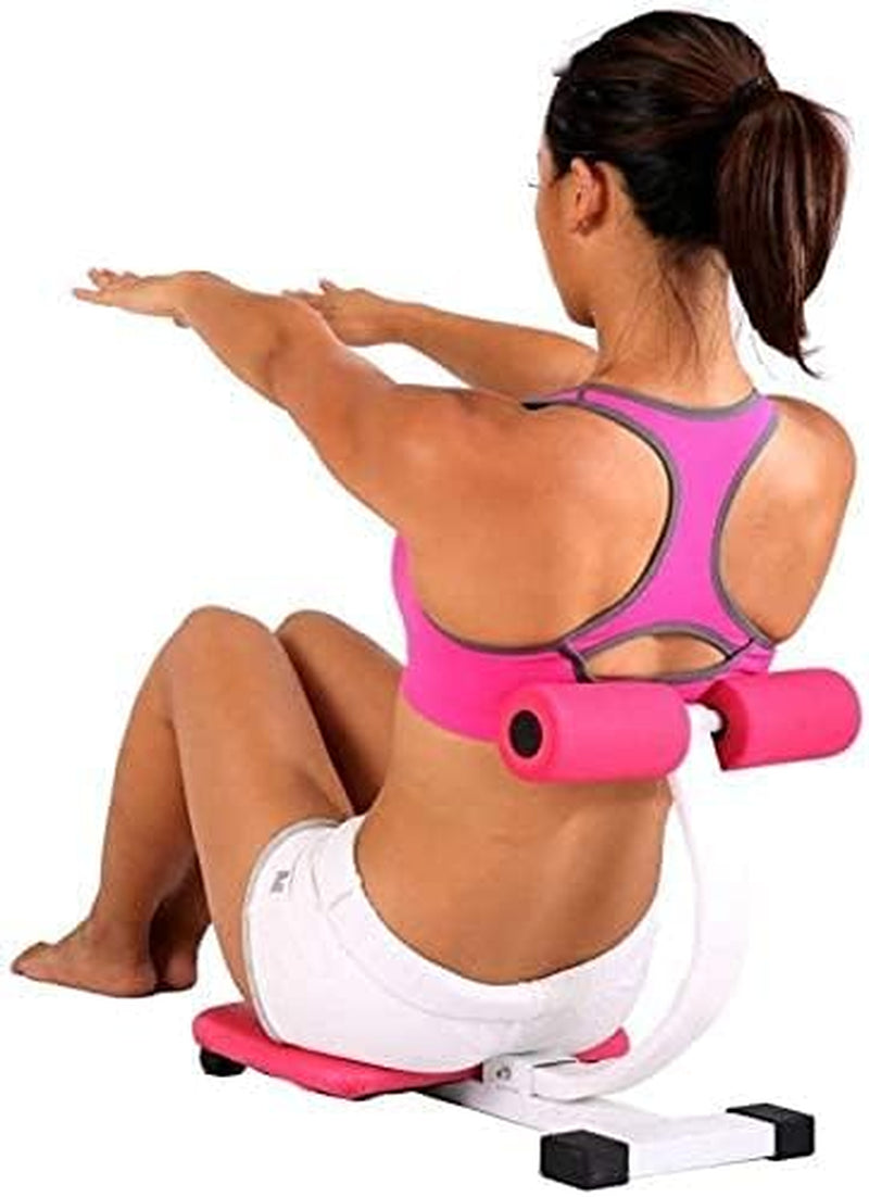 Dustless Back Roller - Abdominal Workout with Body/Back Massager Crunch Trainer Ab Machine